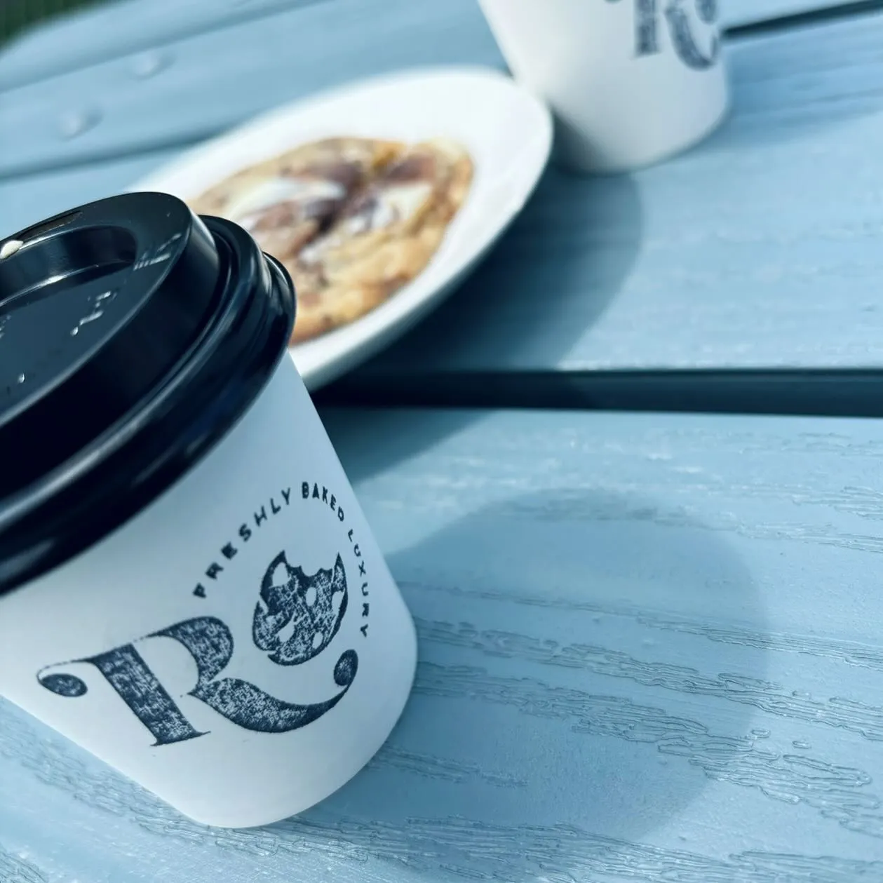 Branded coffee cup black mark