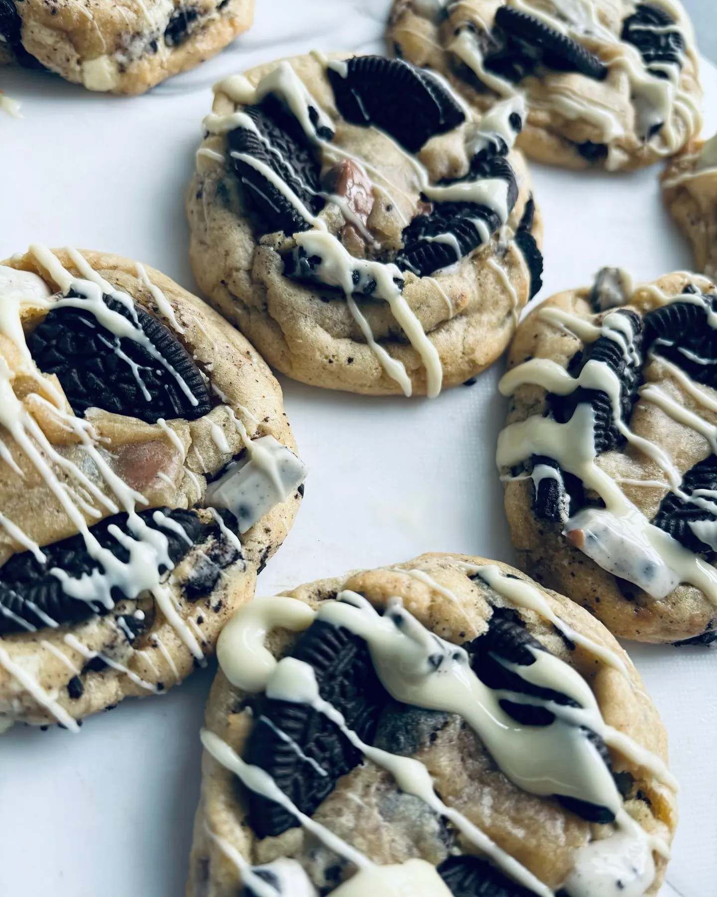 Cookies and cream close up